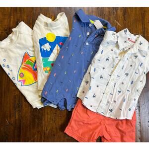 Boy's Sail & Surf Outfits Bundle - 12 mo